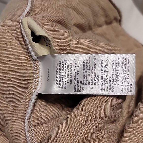 Madewell Swing Sweatshirt Womens XLarge Beige Quilted Boxy Cropped Cozy Lounge - Picture 12 of 12